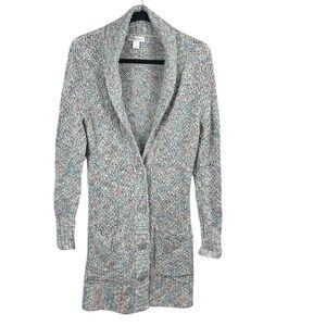 Christopher & Banks Pastel Knit Cardigan Sweater Size S